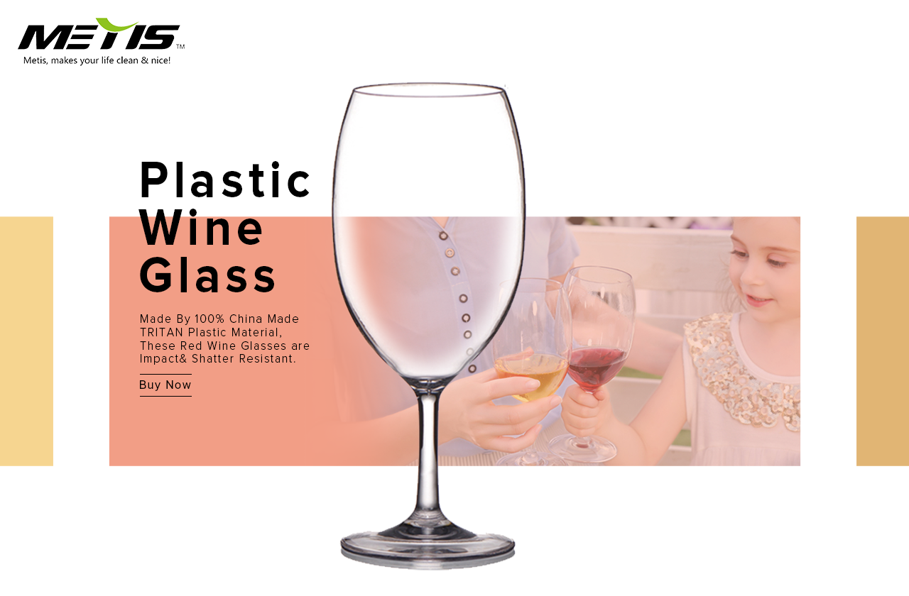 METIS Plastic Wine Glass are Perfectly Designed