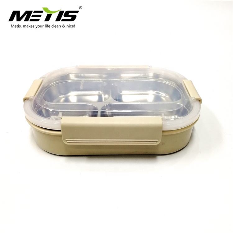 METIS high quality 4 compartments stainless steel food container