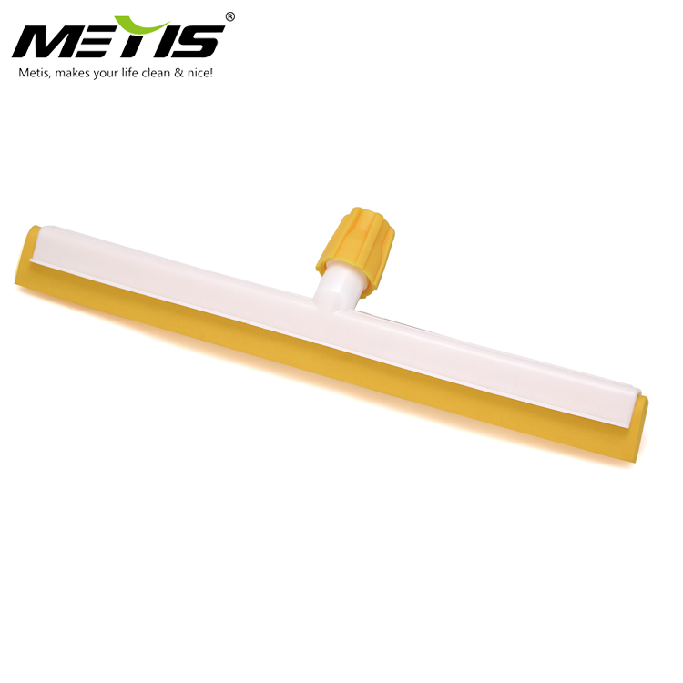 Wholesale good grips wiper blade yellow blue max rubber straight floor traditional squeegee All household factory 072-C
