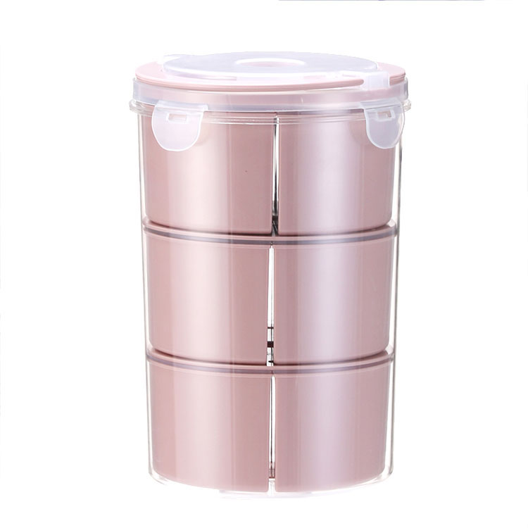 Chinese high quality cheap 2 - ply plastic and stainless steel lunch box