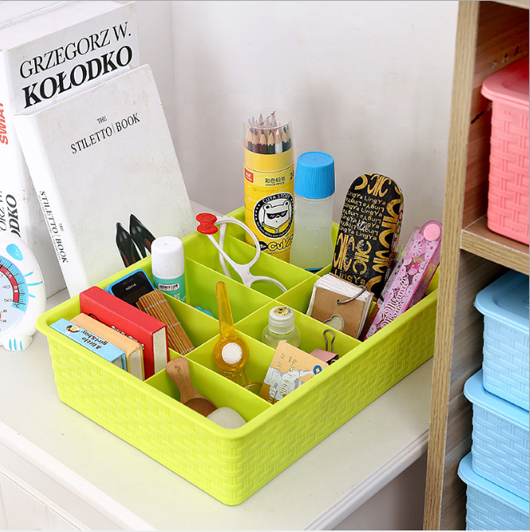 Drawer Clapboard Closet Divider Cabinet Cellular Partitions Underwear Organizer Cosmetic Plastic Storage Box
