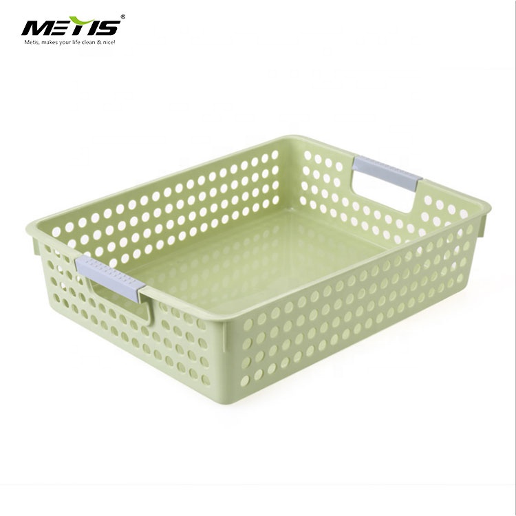 High quality plastic vegetable storage wicker basket