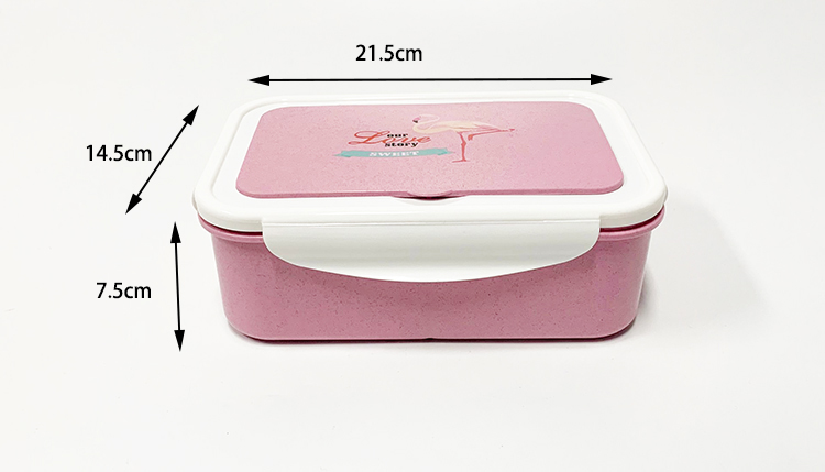 METIS Microwavable Food Container BPA Free Lunch Box With Spoon And Fork