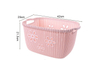 Metis A7020-3 Wholesale Cheap Plastic Kitchen Food Box Rectangular Wicker Storage Basket