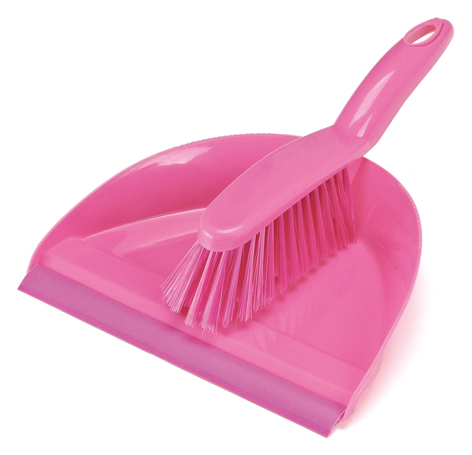 Wholesale Household Use Cheap Indoor Plastic Small Dustpan And Brush Set 9014