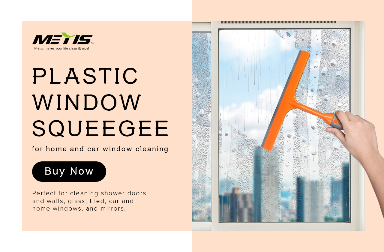 Plastic window wiper