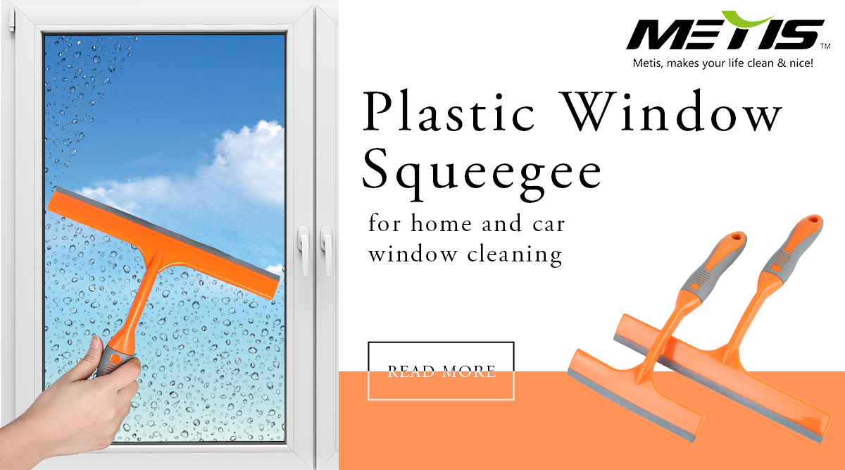  Plastic window squeegee can easily clean water stains