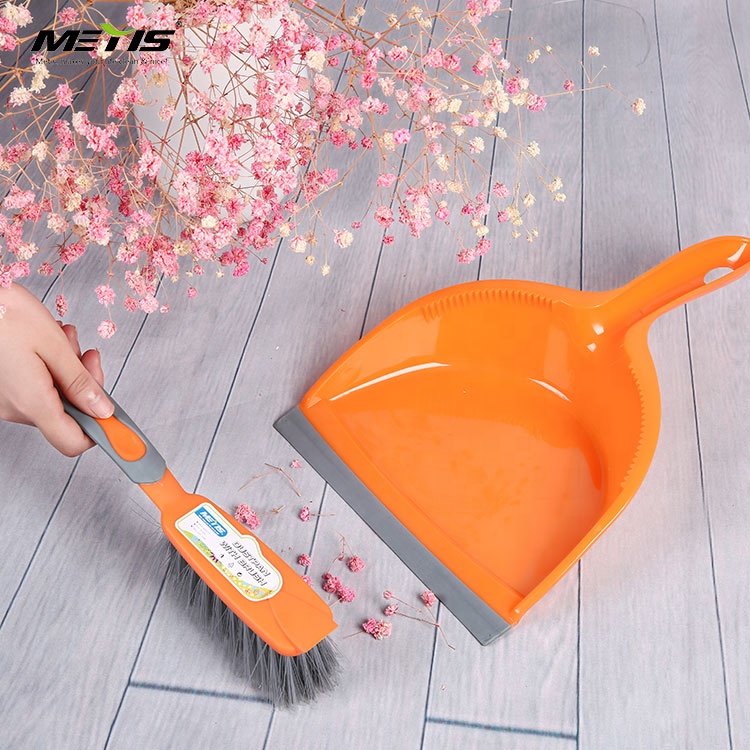 Household Cleaning Tool Mini Handle Plastic Dustpan And Brush Set 9506