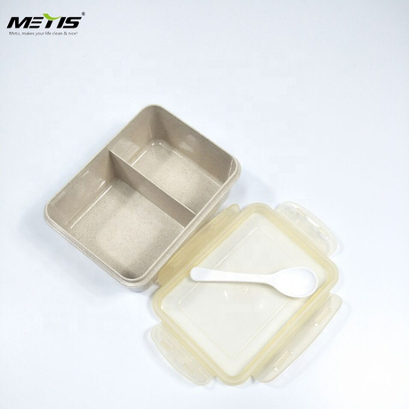 Environmentally friendly biodegradable A6074 optional TPR straw lunch box