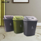 T002-4 garbage bin plastic trash can waste trolley bin with lid for Outdoor use