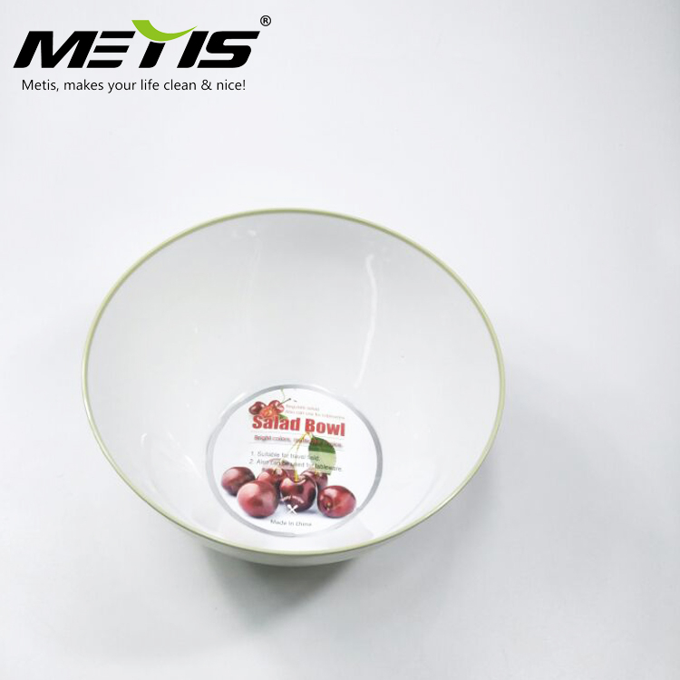 Manufacturers wholesale custom plastic melamine tableware large salad bowl 53x27x47cm