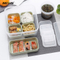 good selling plastic food storage container lunch box with Silicone seal layer