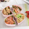 Japanese style plastic bento lunch box for school kids
